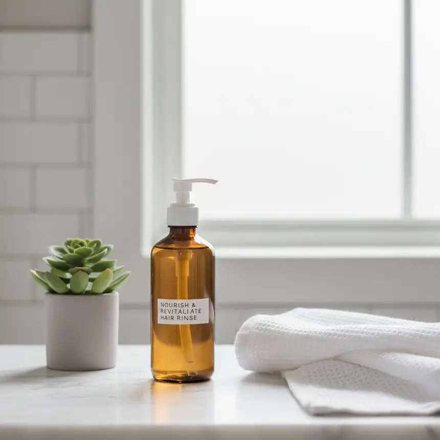 Hair rinse, scalp care