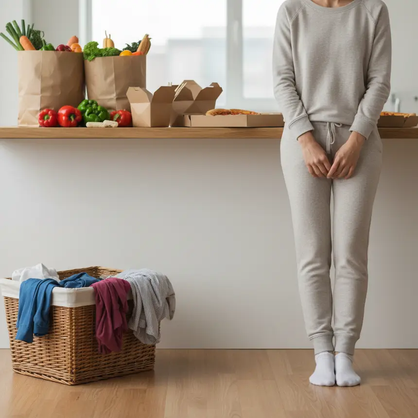 Disorganized kitchen space