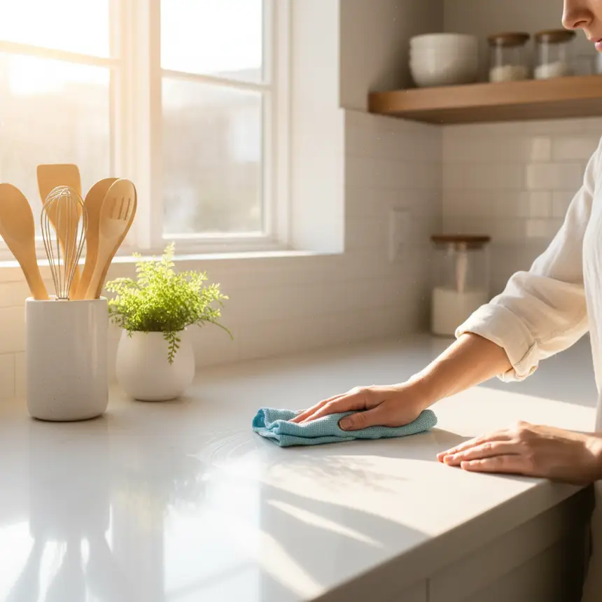 Kitchen cleaning routine