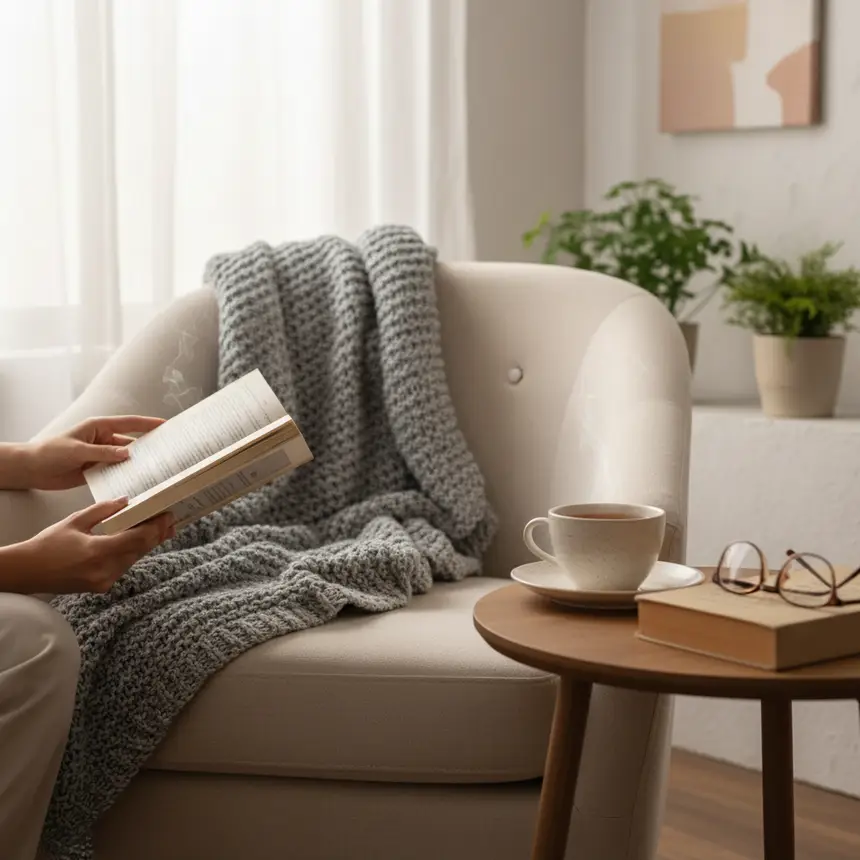 Cozy relaxation nook