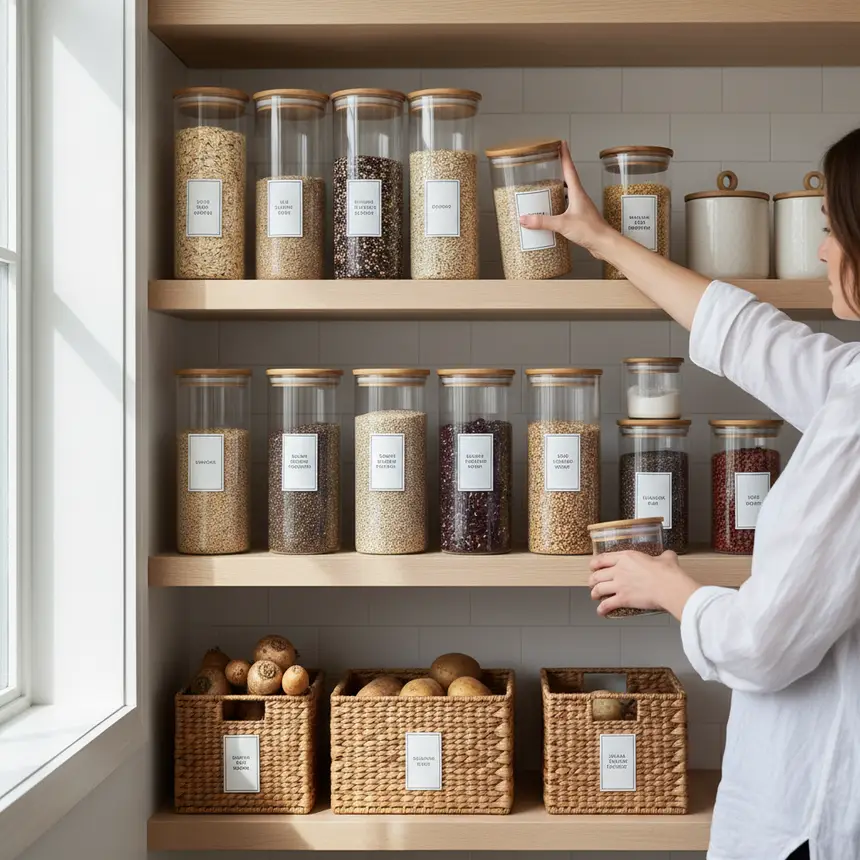 Airtight food storage containers