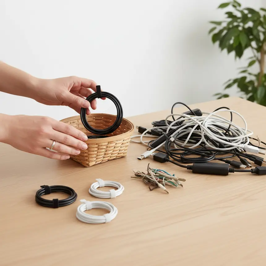 Sorting electronic cables