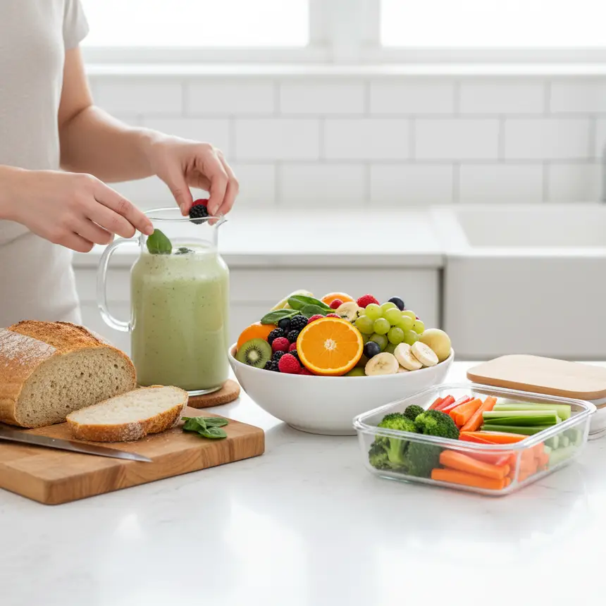 Healthy breakfast meal prep
