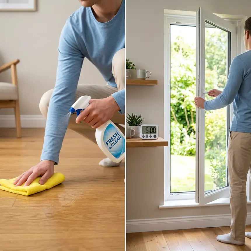 Floor cleaning and ventilation