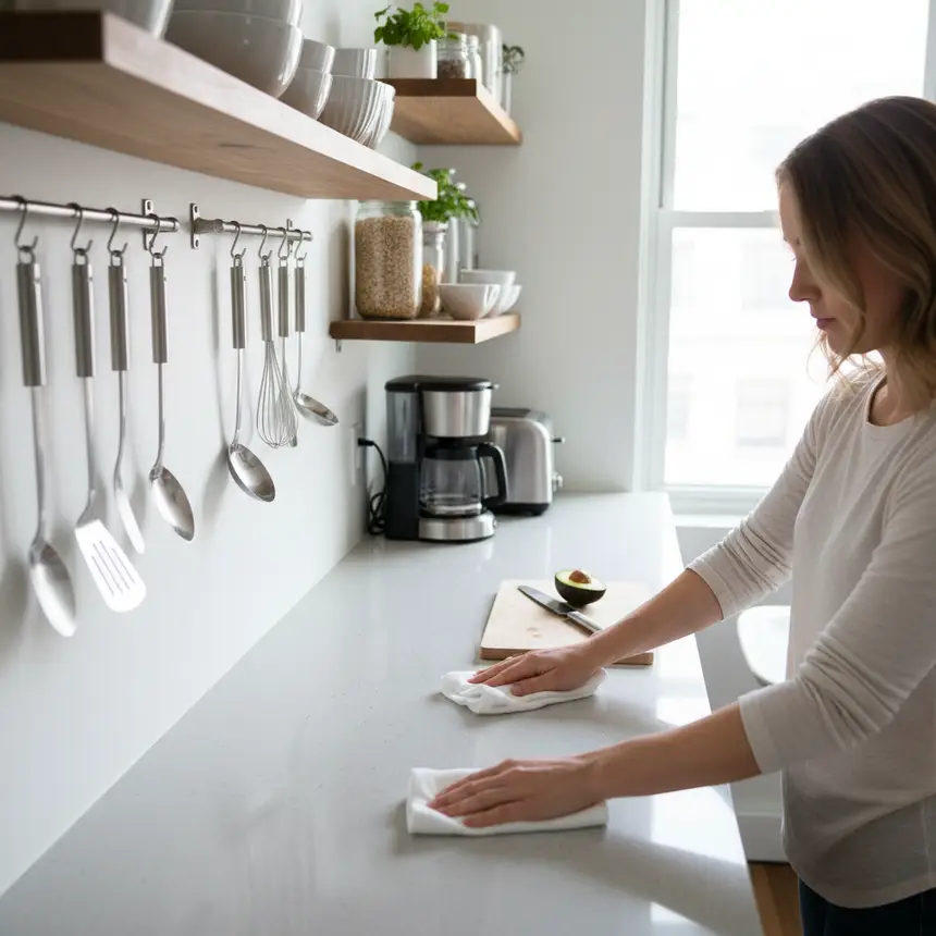 Organized kitchen storage