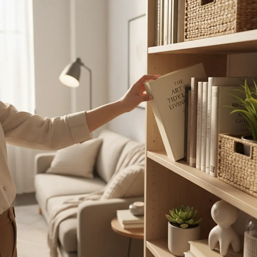 Daily organization habits, tidy home routine