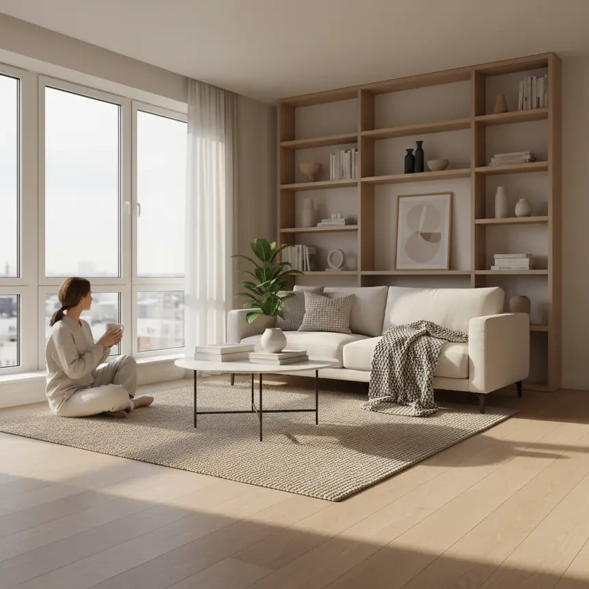 Bright organized solo apartment