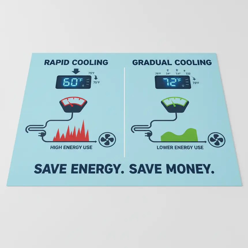 Cooling habits energy waste