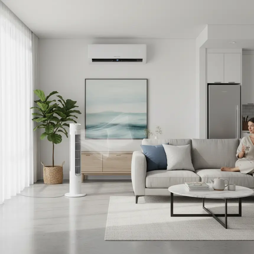 Comfortable indoor temperature