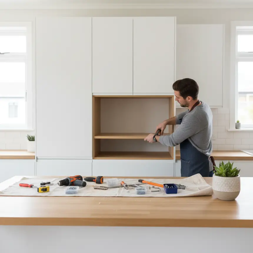 Under-cabinet storage solution