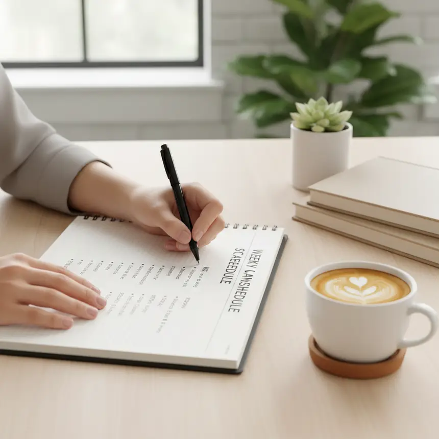 Solo living routine planning