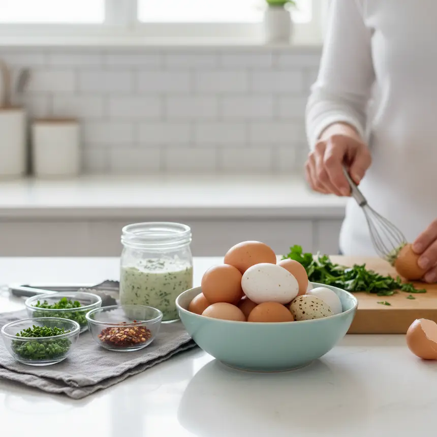 Efficient egg cooking methods