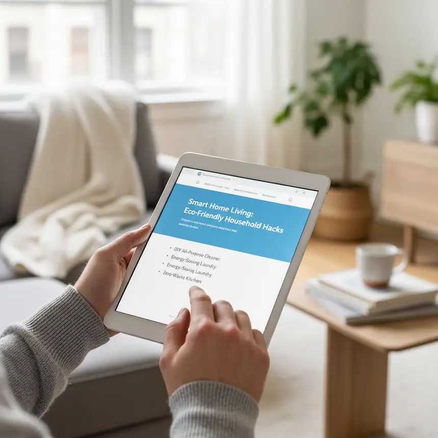 Researching information, smart living
