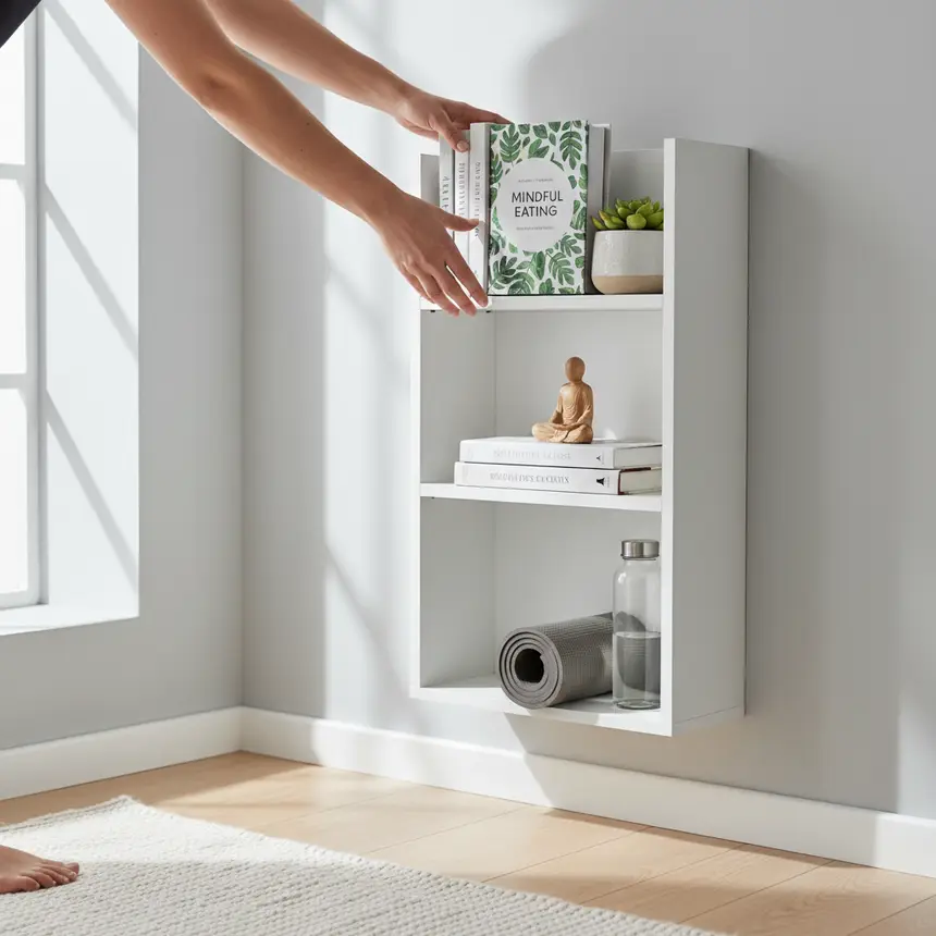 organizing wall shelf
